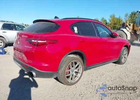 2018 Alfa Romeo Stelvio Ti Sport Awd from USA, damaged, VIN ZASFAKNN2J7B87099
